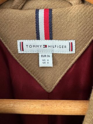 Cappotto Tommy Hilfiger Beige Donna