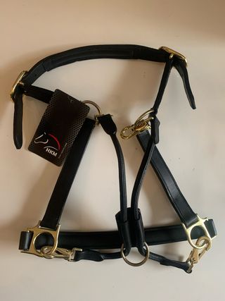 Cabezada de cuero para caballo nueva