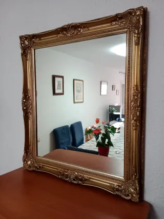 Espejo Barroco Dorado 81x71x6 cm