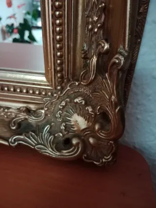 Espejo Barroco Dorado 81x71x6 cm