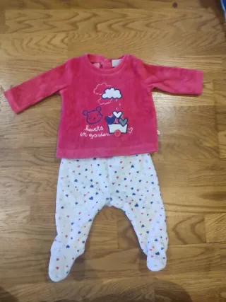 Conjunto bebé invierno, talla 1 mes