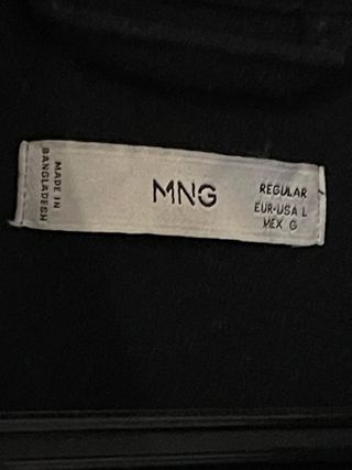 Sovracamicia Mango nera misto lana