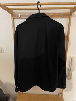 Sovracamicia Mango nera misto lana