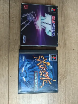 2 Juegos PS1 Pinball: True Pinball y Screamer