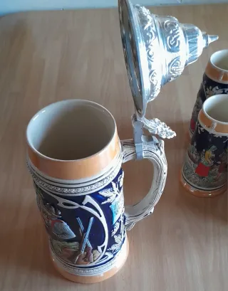 Set 7 Bocc. Birra Germania Ovest 60/70