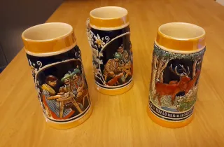 Set 7 Bocc. Birra Germania Ovest 60/70