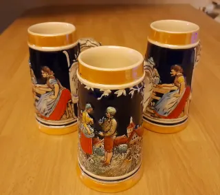 Set 7 Bocc. Birra Germania Ovest 60/70