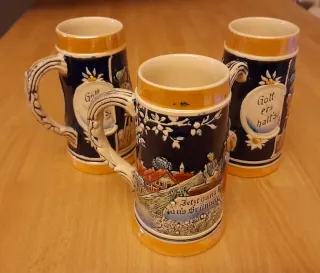 Set 7 Bocc. Birra Germania Ovest 60/70