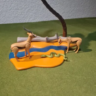 Playmobil Sabana Gacelas y Mono