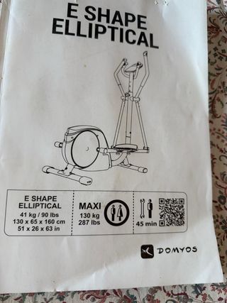 Bicicleta Elíptica Negra