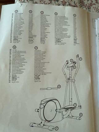Bicicleta Elíptica Negra