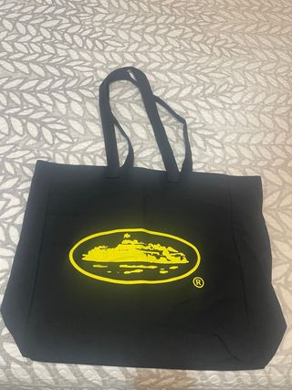 Bolsa Nike Corteiz Honney Negra y Amarilla