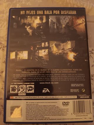 Black PS2 (PlayStation 2) FPS