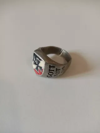Anillo Cruz de Hierro Gott mit uns