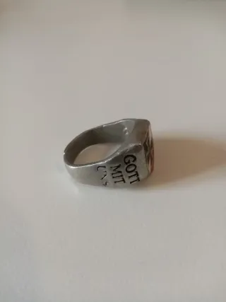 Anillo Cruz de Hierro Gott mit uns