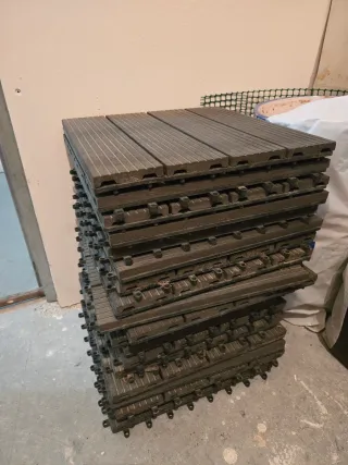 Baldosas Composite Marrón (Pack)