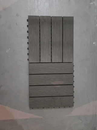 Baldosas Composite Marrón (Pack)