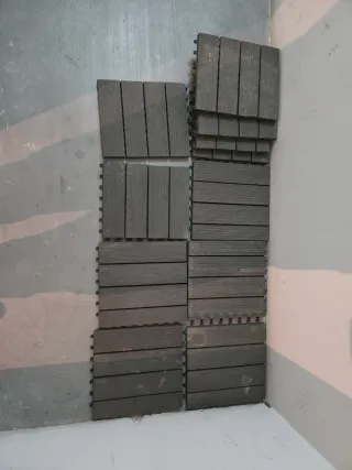 Baldosas Composite Marrón (Pack)