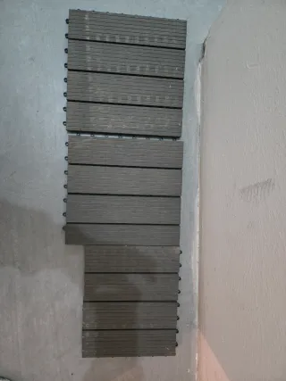 Baldosas Composite Marrón (Pack)