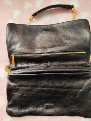 Bolso Tory Burch Negro Dorado Original