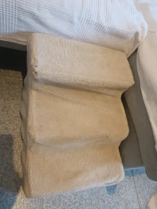 Escaleras para perros 3 peldaños beige y/o gris
