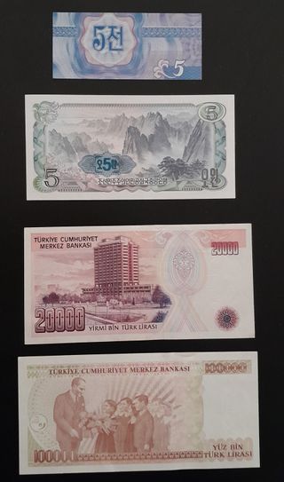 Billetes de varios paises
