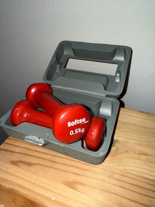 Mancuernas Softee 0,5kg con estuche