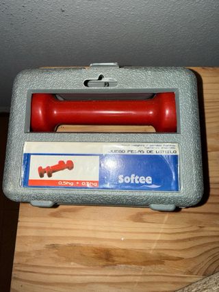 Mancuernas Softee 0,5kg con estuche