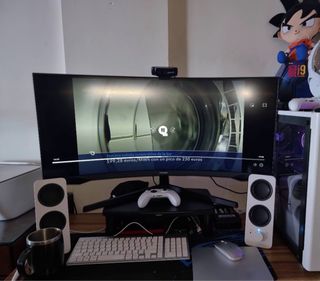 Monitor Samsung Curvo Negro