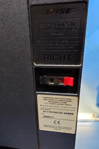 Altavoces Bose 301 Serie IV Negros