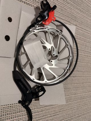 Frenos Sram Level Stealth Silver 180/160 4/2piston