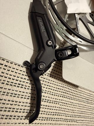 Frenos Sram Level Stealth Silver 180/160 4/2piston