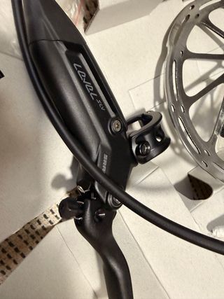 Frenos Sram Level Stealth Silver 180/160 4/2piston