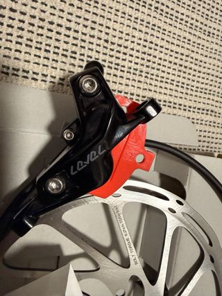 Frenos Sram Level Stealth Silver 180/160 4/2piston