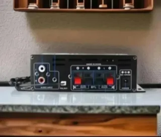 Amplificador AK-380 Bluetooth + Mando + Fuente