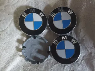 Tapabujes BMW A-B 68mm centro rueda llanta logo