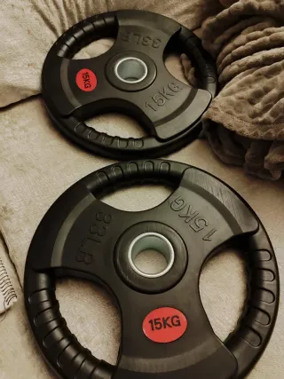 2 Dischi Pesi 15 KG Palestra