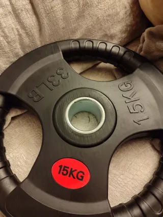 2 Dischi Pesi 15 KG Palestra