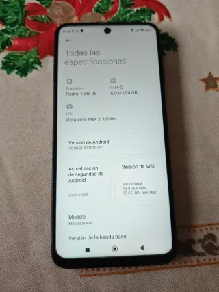 Xiaomi Redmi Note 9S Blu