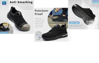 Zapatos Seguridad UNISEX Nasogetch Talla 38