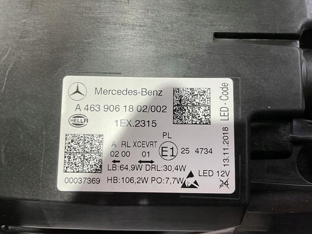 Faro LED Multibeam para Mercedes Benz Clase G W463