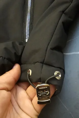 Chaqueta Burberry Negra Reversible!