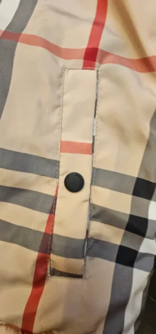 Chaqueta Burberry Negra Reversible!