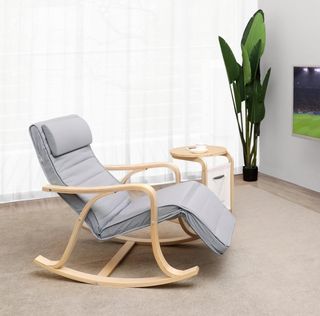 SONGMICS Sedia a Dondolo, con Braccioli