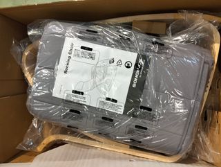 SONGMICS Sedia a Dondolo, con Braccioli