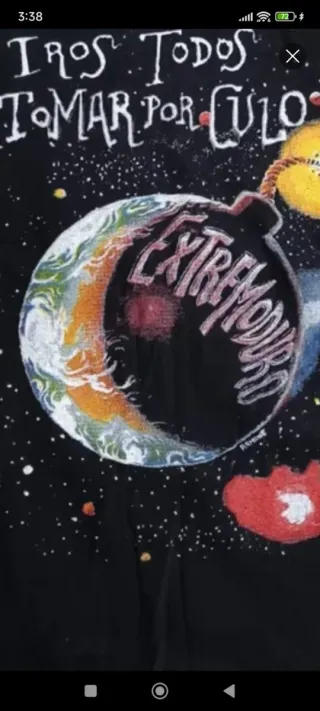 Camiseta Extremoduro Talla S