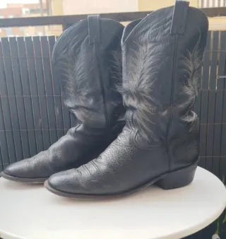 Botas Cowboy Hombre Negras