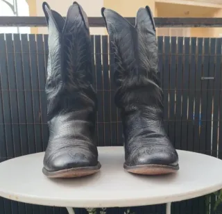 Botas Cowboy Hombre Negras
