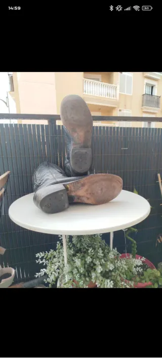 Botas Cowboy Hombre Negras