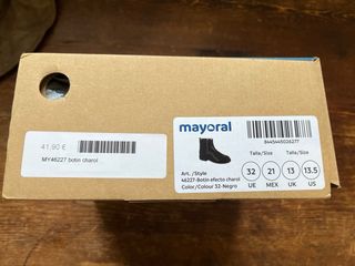 Botas charol Mayoral niña talla 32